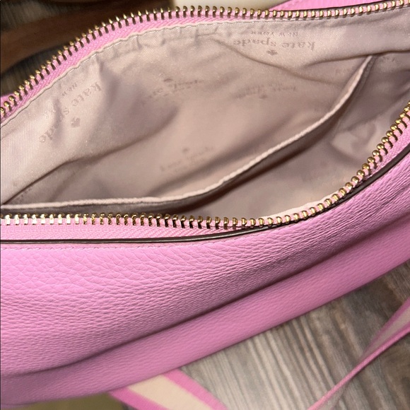 Kate Spade Emma Shoulder Bag Pink Leather Crossbody Purse - Picture 15 of 15